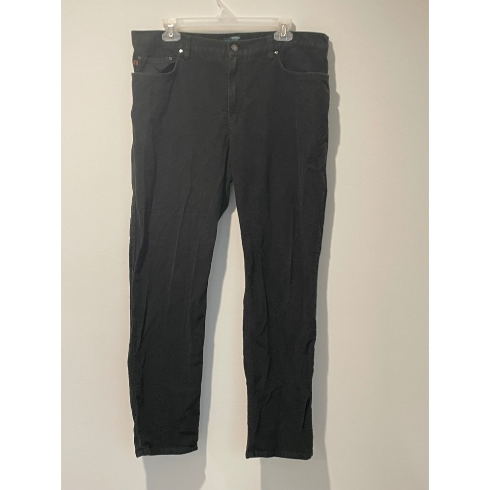 Lauren Jeans Co Ralph Lauren Dark Green Denim Pants Women's Size 16 Cotton Blend